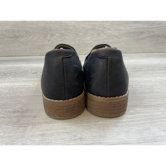 Euro Soft Sofft Women's Loafer Driving Slip-On Leather US 9 Black Comfort Shoes - Picture 5 of 10